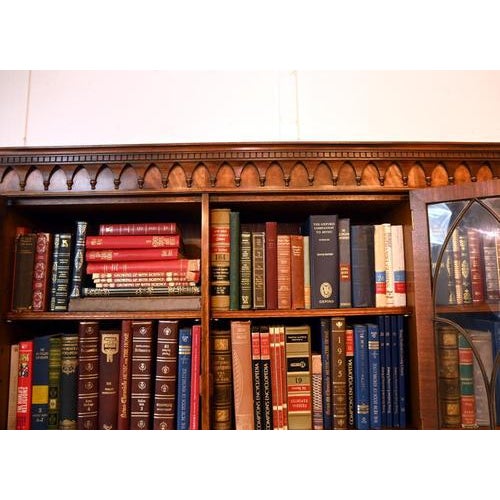 Gold Georgian Revival Mahogany Bookcase from Bevan and Funnell, 1910s For Sale - Image 8 of 17