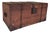 German-American Iron-Bound Wooden Trunk, 19th Century For Sale