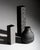 Ceramic Black Porcelain Vase Trio by Martin Freyer and Elsa Fischer-Treyden for Rosenthal, 1960s, Set of 3 For Sale - Image 7 of 18