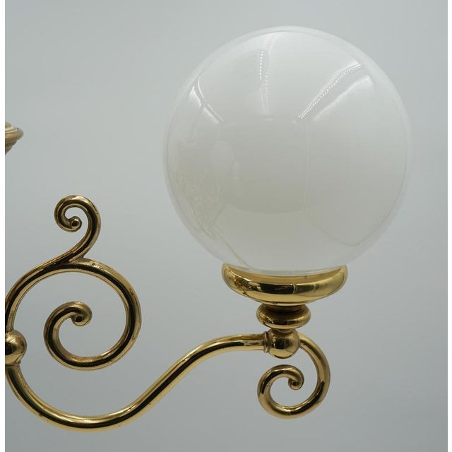 Vintage Art Deco Style Chandelier For Sale - Image 5 of 11