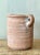 Rustic Vintage Boho Ribbed Studio Pottery Vase For Sale - Image 3 of 6