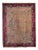 Antique Chinese Art Deco Wool Handmade Rug Taupe With Magenta Border 8’8”x11’4.5” For Sale