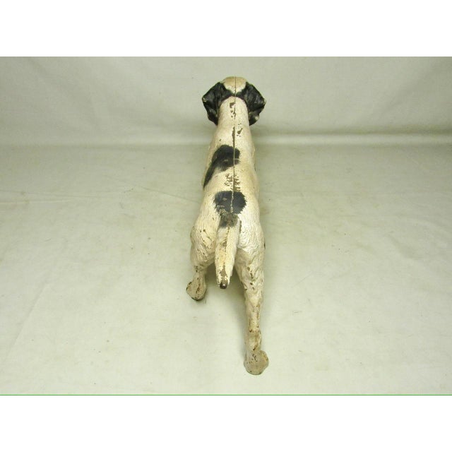 Vintage Hubley Cast Iron English Setter or Pointer Dog Doorstop For Sale - Image 14 of 17