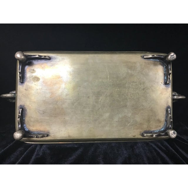 Early 20th Century Antique Japanese Bronze Bonsai Planter For Sale - Image 5 of 9