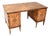 Antique Swedish Biedermeier Style Desk in Satin Birch, 1890 For Sale