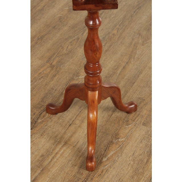 Bench Made Queen Anne Style Walnut Tilt-Top Table For Sale - Image 10 of 12