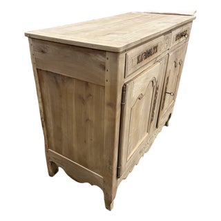 French Provençal Buffet Louis XV Style Circa 1850 Walnut Wood From South East of France. For Sale