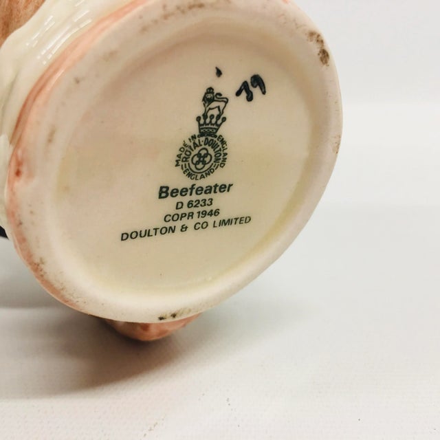 Royal Doulton 1940s Royal Doulton Beefeater Toby Mug For Sale - Image 4 of 6