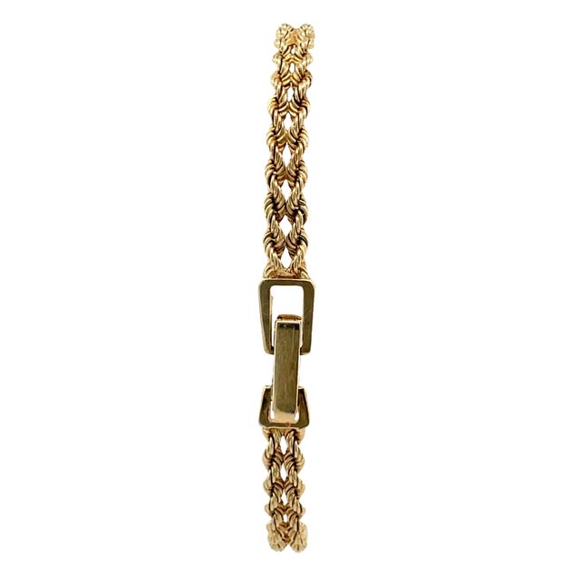 Modern Jaguar Ladies Vintage Watch in 14k Yellow Gold For Sale - Image 3 of 11