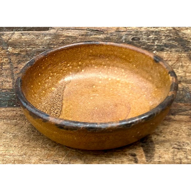 Vintage Styles Mid-Century Modern Glazed Ceramic Bowl For Sale - Image 4 of 12