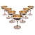 A good set of antique American sterling silver gilt sherbets/ wine goblets, by Reed & Barton, circa 1928. Each goblet is...