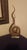 Glass Contemporary Amber & Clear Hand-Blown Art Glass Ribbon Sculpture on Crystal Base For Sale - Image 7 of 11