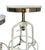 Pr. Of Vintage Restoration Hardward Adjustable White Bar Stools For Sale - Image 13 of 13