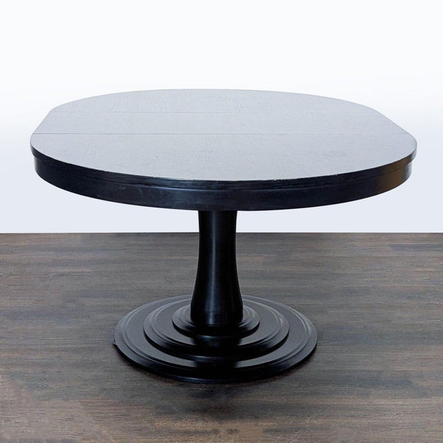 Traditional Crate & Barrel Extendable Dining Table For Sale - Image 3 of 6