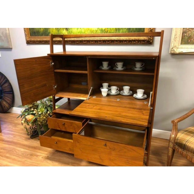 West Elm Teak Hutch/Credenza/Sideboard Chairish