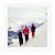 Toni Frissell 'Skiers on the Piste' Archival Pigment Print Framed in White For Sale