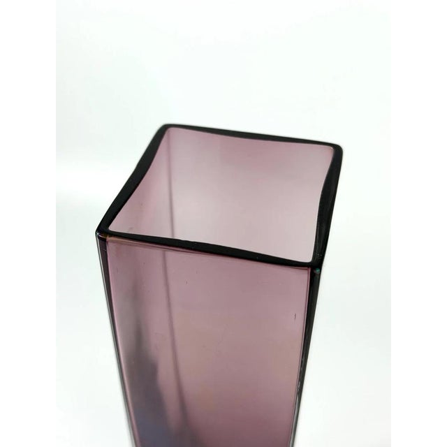 Vintage Swedish Sommerso Glass Vase, 1970s For Sale - Image 4 of 9