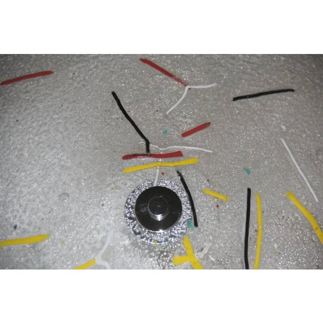 Vintage Murano Glass Multicolored Ceiling Lamps, 1970s, Set of 2 For Sale - Image 4 of 8