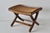 Mid-Century Danish Modern Hans Wegner Style Wood Rope Cord Folding Stool Ottoman For Sale In Miami - Image 6 of 18