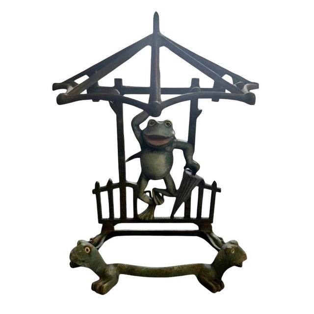 Metal Umbrella Stand, Early 20th Century For Sale - Image 7 of 7