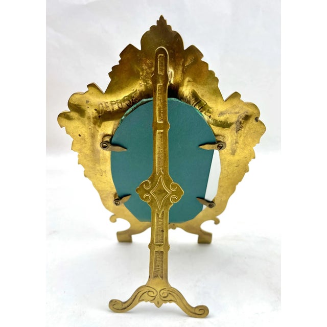 Picture Frames in Polished Brass, France, 1900s, Set of 2 For Sale - Image 9 of 13