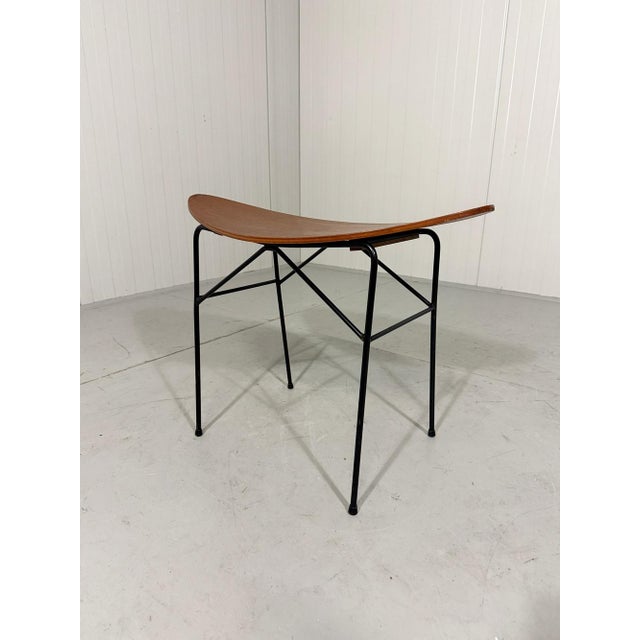 Wood Tibro Stool from Ulferts Möbler, Sweden, 1950s For Sale - Image 7 of 13