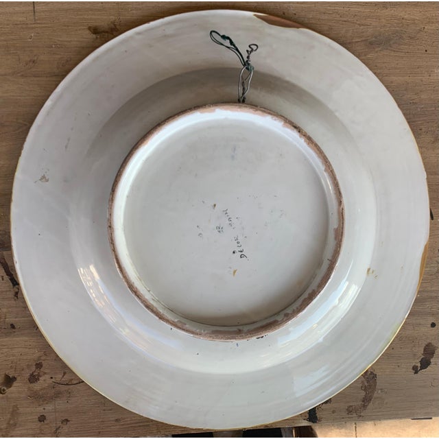 19th Spanish Decorative Charger Plate Depicting Don Quixote For Sale - Image 14 of 18