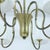 Swedish Modern Brass 6-Light Chandelier, 1930s-1940s For Sale - Image 9 of 11