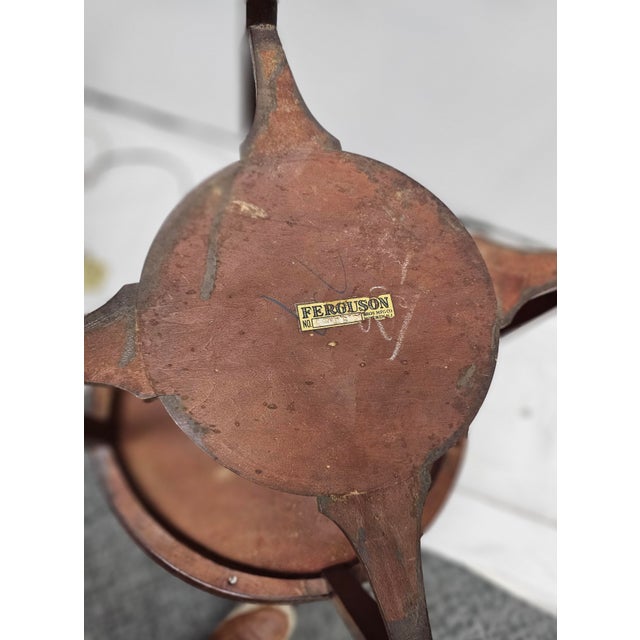 Brown Early 20th Century Ferguson Bros Georgian Style Side Table For Sale - Image 8 of 8