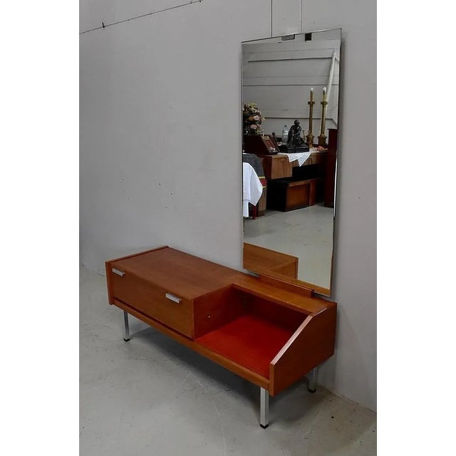 Mid-Century Modern Vintage Teak Dressing Table For Sale - Image 3 of 18