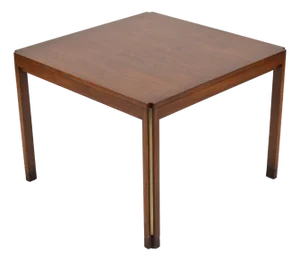 Edward Wormley Side Table with Metal Detail by Dunbar