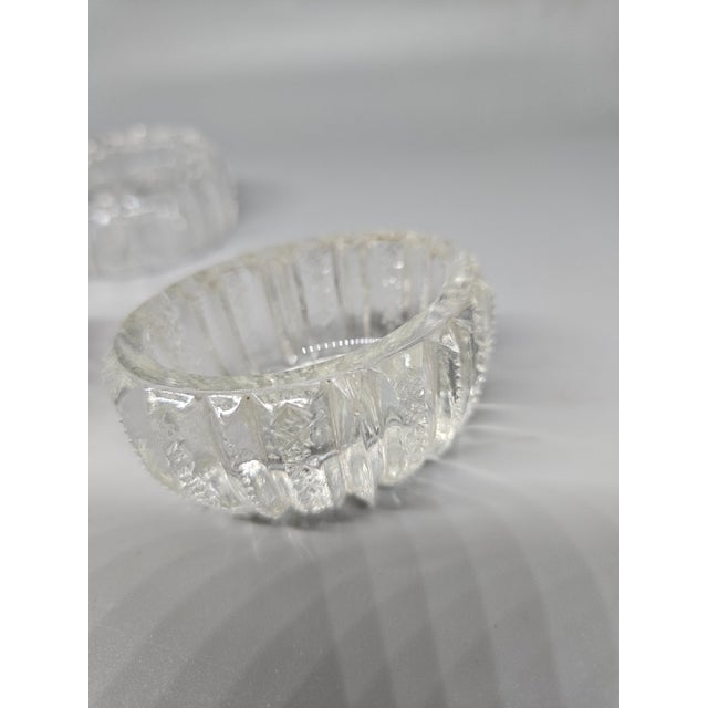 Vintage Glass Salt Cellars For Sale - Image 4 of 5