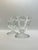A pair of vintage short hexagonal glasses with a ruffle top usually used for ice creams or other special desserts. Ships...