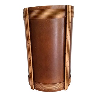 1935 Art Deco Trash Can For Sale