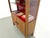 Brazilian Modernist Bookcase in Red Lacquered Wood, 1950s For Sale - Image 6 of 18