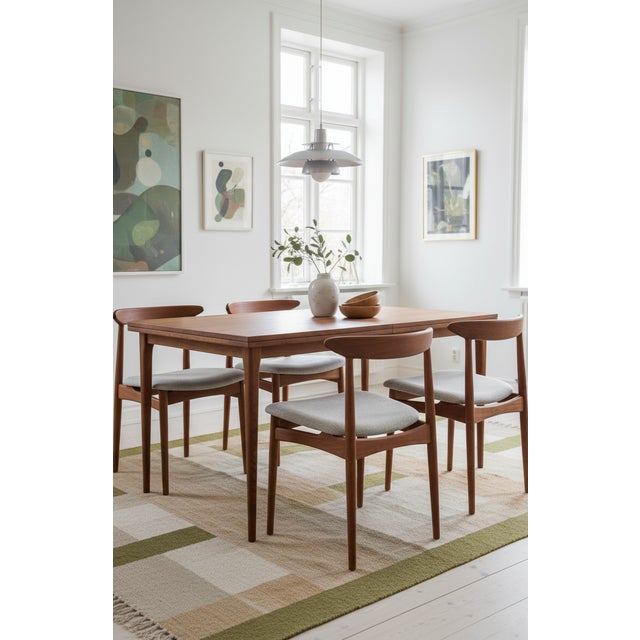 Chairs in Teak by Arne Hovmand Olsen for Mogens Kold, 1960s, Set of 6 For Sale - Image 10 of 18
