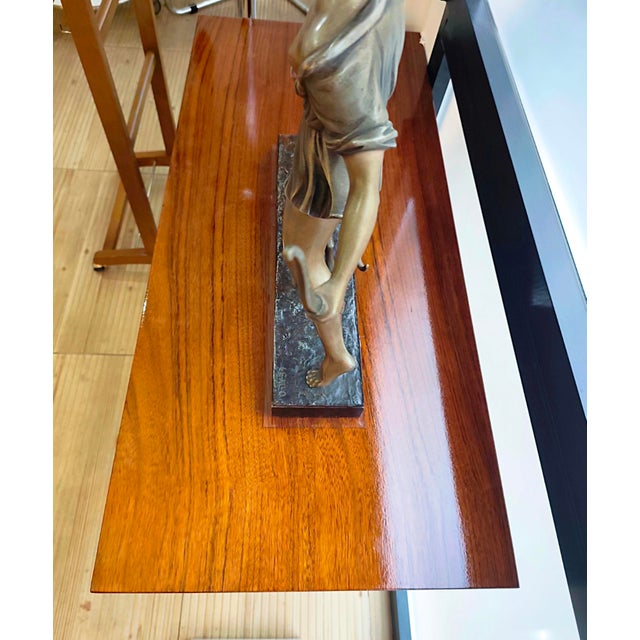 Brown Vintage Palisandro Drawer Unit, 1950s For Sale - Image 8 of 10