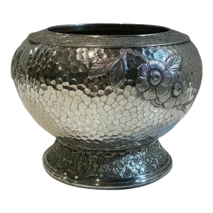 Early 20th Century Meriden Brittania Silverplate Insect Vase