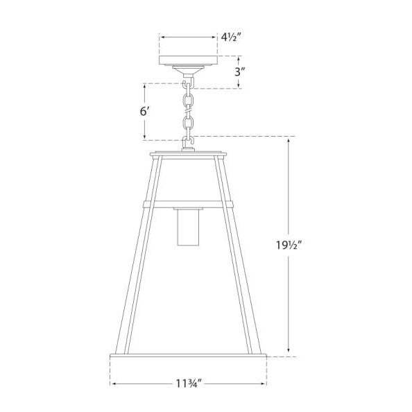 Visual Comfort Thomas O'Brien for Visual Comfort Signature Robinson Large Pendant in Polished Nickel with Clear Glass For Sale - Image 4 of 4