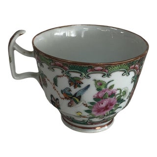 1860 Chinese Famille Rose Tea Cup For Sale