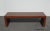 Vintage Mid Century Modern Baker Brown Bench ~ Barbara Barry Collection For Sale - Image 13 of 13