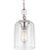 Transitional Sean Lavin By Visual Comfort Studio Hounslow Clear Glass Mini Pendant in Polished Nickel For Sale - Image 3 of 3