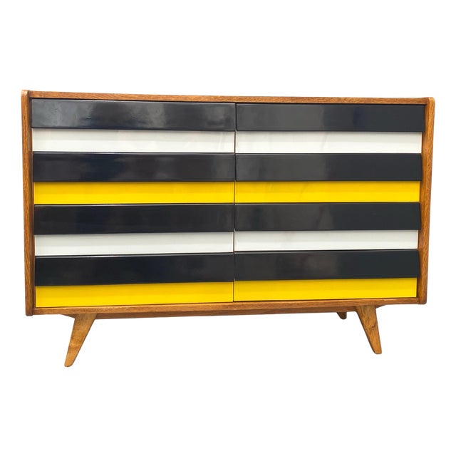 Mid-Century Chest of Drawers U-453 by Jiri Jiroutek for Interier Praha, Czechoslovakia, 1960s For Sale