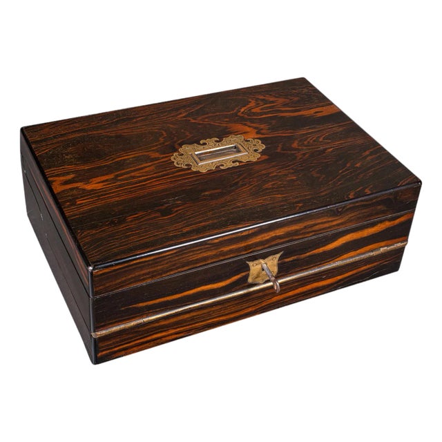 Antique Bachelor's Writing Slope, English, Correspondence Box, Regency, c.1830 For Sale