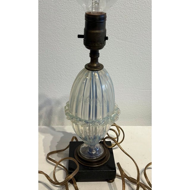 1950s French Italian Murano Bedside Lamp For Sale - Image 5 of 10