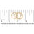 14K Yellow Gold Plated Sterling Silver 1/4 Cttw Diamond Twist Leaf Stackable Ring Set - Size 7 For Sale In New York - Image 6 of 6