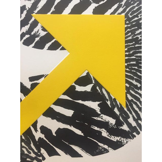 Kumi Sugai , S (Yellow arrow), 1990, Lithograph For Sale - Image 3 of 4
