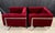 Stendig Mid-Century Modern Cube Lounge Chairs in Burgundy Mohair Velvet and Chrome, Robert Hausmann for De Sede Style - A Pair For Sale - Image 13 of 16