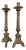 Antique French Altar Candlesticks, 1800s, Set of 2 For Sale