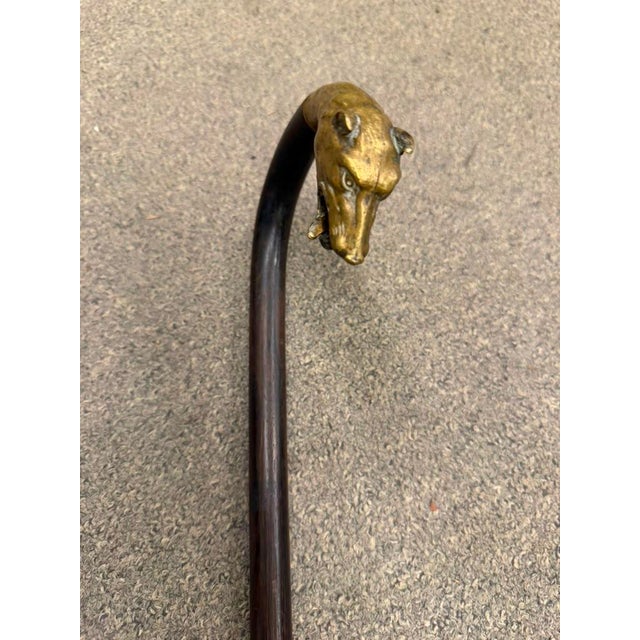 Black 19th Century Spanish Walking Stick, Circa 1870 For Sale - Image 8 of 10